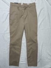 Gap Women's Khaki Stretch Skinny Ankle Mid Rise Beige Pants, Size 6.NWT. 1G