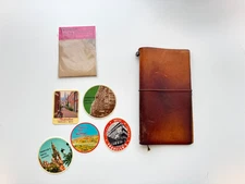 Traveler's Notebook 5th Anniversary Edition - Regular Size - RARE - Used - Camel