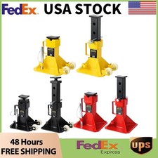 2pack 22 Ton Car Jack Stand Adjustable Height Heavy Duty Pin Type W 2 Wheels 2pack 22 Ton Car Jack Stand Adjustable Height Heavy Duty Pin Type W 2 Wheels