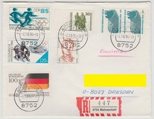 Blockmarken 3144 und 3189 auf interessantem Brief mit Letztagsstempel