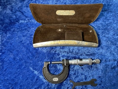 Moore & Wright (M&W) Vintage Outside Micrometer #965 Tool 0-1 Sheffield, England