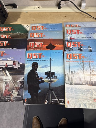 Lot 12 QST Magazines - Complete Year 1980 (January-December) ARRL Amateur Radio