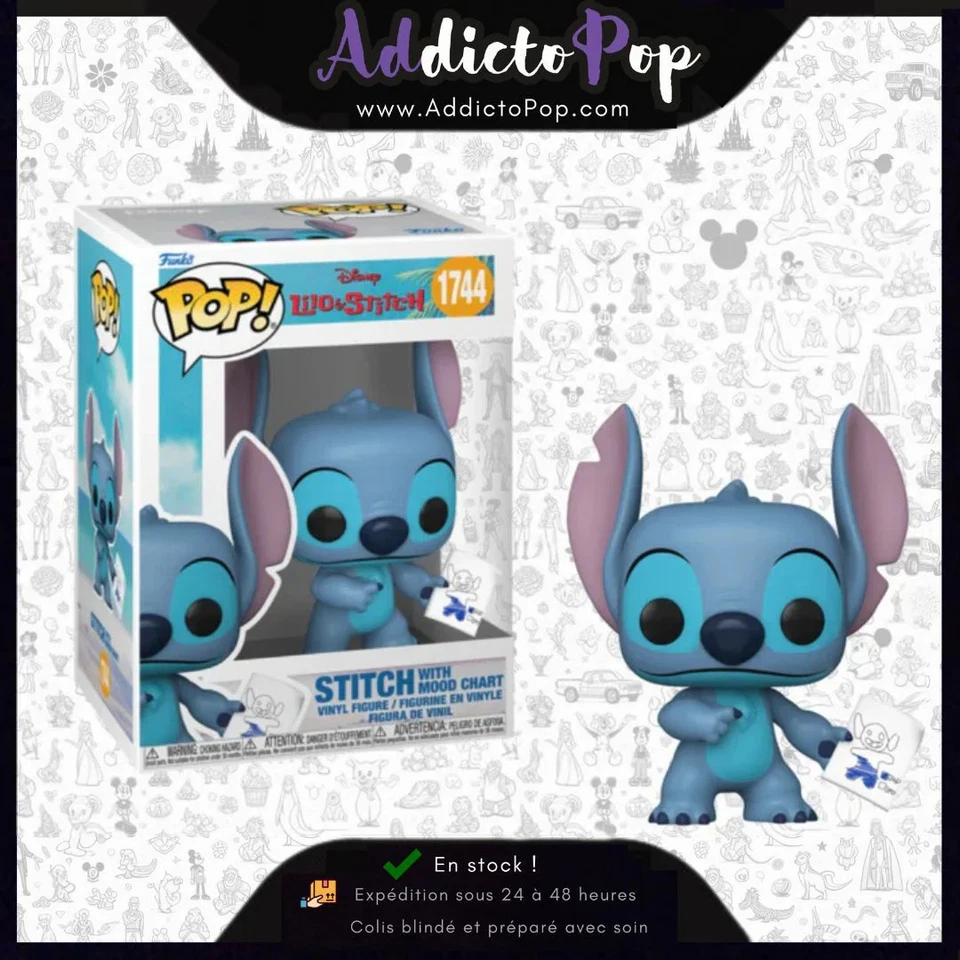 Funko Pop! Disney Lilo & Stitch [1744] - Stitch with Mood Chart - Photo 1/1