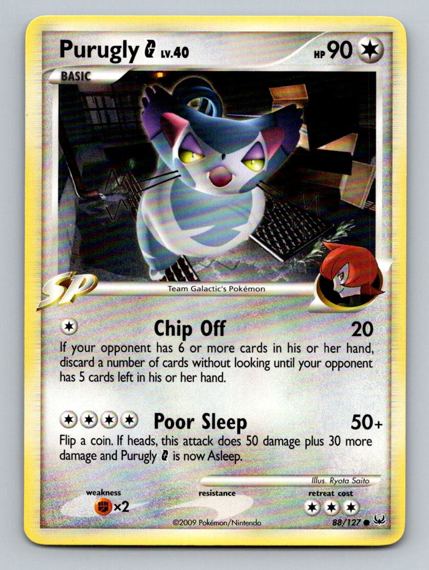 Purugly G Platinum 88/127 Pokemon 