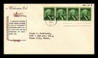 US COVER GEORGE WASHINGTON 1C COIL FIRST DAY ISSUE CHESAPEX BALTIMORE MARYLAND