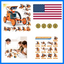 STEM 13-in-1 Education Solar Robot Toys for Age 8-12, DIY Building Science Ex...