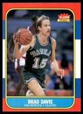 1986-87 FLEER BRAD DAVIS #22