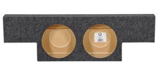 Dual 12" Subwoofer Sub Box Enclosure For 2004-06 GMC/Chevy Crew Cab Behind Seat