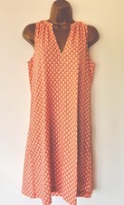 Boden Apricot Summer Dress Sz 8R Excellent! Casual 