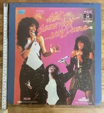 Donna Summer CED Videodisc  A Hot Summer Night With  RARE  PAL  1984  RCA