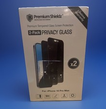 2 Pack iPhone 16 Pro Max Privacy Glass Primium Tempered Glass Screen Protection
