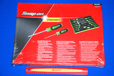 Snap-on New 16 Pc Instinct Green Soft Grip Combo Screwdriver Set Wpro-fi Foam