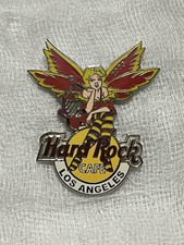 Hard Rock Cafe Los Angeles Orange & Yellow Fairy Pin 2003 #4 of 6