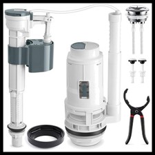 3 Inch Dual Flush Valve Replacement Kit for 2-Piece Toilets Water Saving Repair