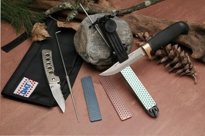 DMT Aligner Deluxe Kit Knife Sharpening System Stone Holder