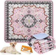 Washable Pee Pads for Dogs, 2 Pack Super Absorbent Reusable Puppy Training Pads