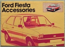 Ford Fiesta Accessories Car Sales Brochure July 1981 781 Ford Fiesta Accessories Car Sales Brochure July 1981 781