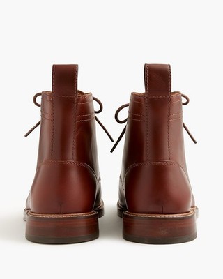 J. Crew Factory Leather lace-up boots in Copper Tan Size 8.5 M NWOB $248 CL557 J. Crew Factory Leather lace-up boots in Copper Tan Size 8.5  main image 2