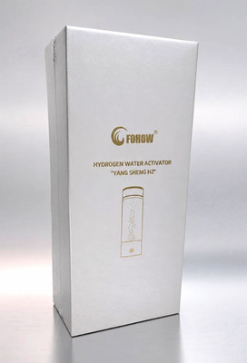 FOHOW YANG SHENG H2 Trinkflasche 350 ml Wasserstoff-Aktivator Glas/Edelstahl