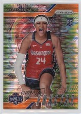 2024 Panini Prizm WNBA Fractal Orange Pulsar 20/75 Aaliyah Edwards #3 1f60