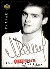 1994-95 Upper Deck Be a Player Autographs Snap Shots AU Vladimir Malakhov Auto