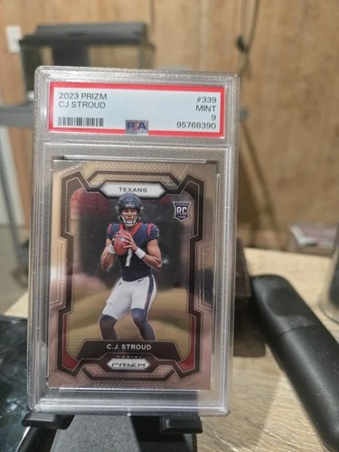 2023 Prizm CJ Stroud #339 PSA 9 RC Texans