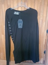Killstar Size L New Long Sleeve Shirt