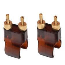 2pcs Professional Erhu String Adjusters, Brass Fine Tuners for Precise Erhu8433