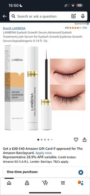 LANBENA Wimpernwachstumsserum, Advanced Eyelash Treatment, Wimpernserum für Wimpern G
