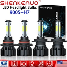 9005 H7 Led Headlight For Mazda 3 2004-2006 4pcs Combo Bulbs Super White Bright