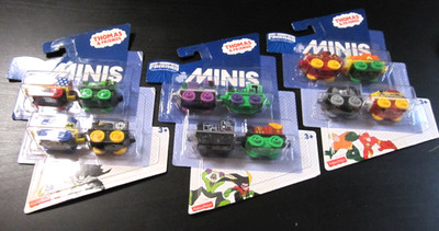 Thomas and Friends Super Friends trains cars- Three unopened packs of four cars