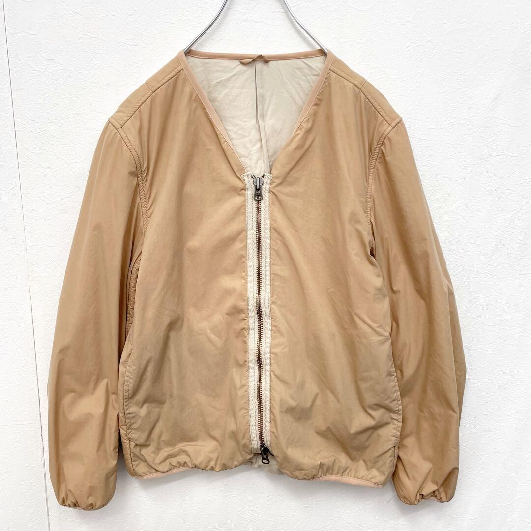Saturdays New York City zip-up padded jacket, beige, size S so