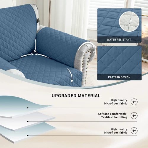 Funda de sofá reclinable para sillón de 1/2/3/plaza ideal funda antideslizante para sofá - Imagen 59 de 111