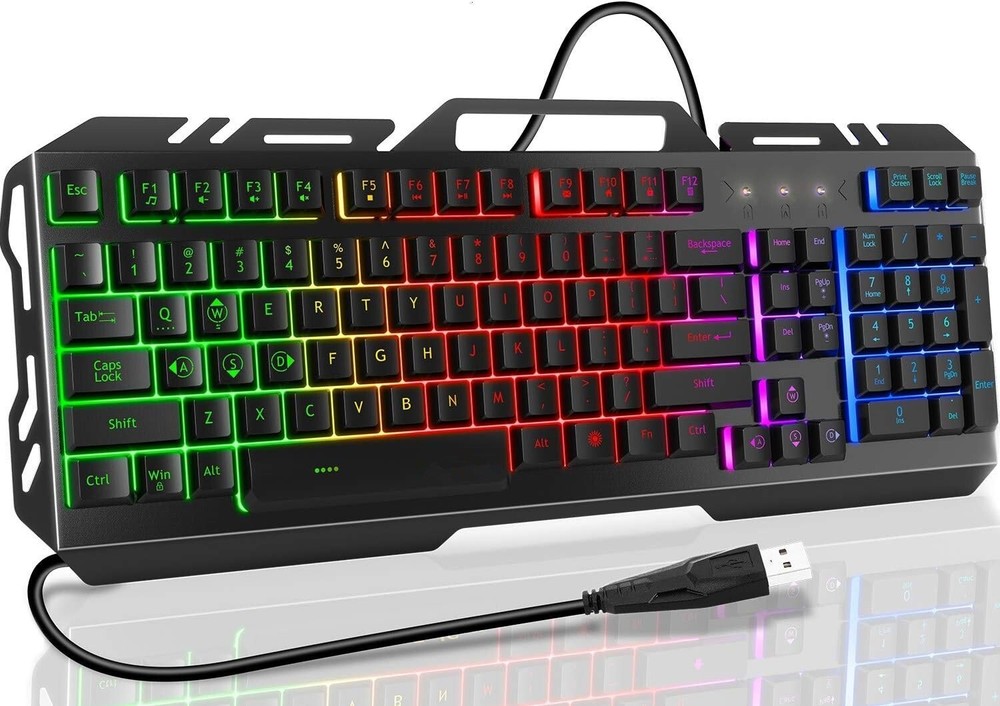 Wired USB Gaming Keyboard for Enhanced PC Gaming Performance