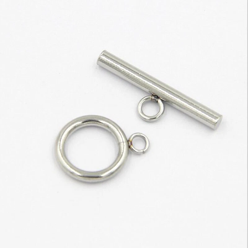 20 Sets Stainless Steel OT Clasp Toggle For Bracelets Making Diy Necklace Making - Image 2 of 4