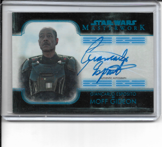 topps STAR WARS ジャンカルロ・エスポジート(モフ・ギデオン）直筆