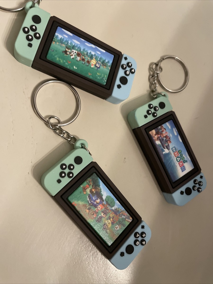 Nintendo switch mini game keychain gamer gift video Animal