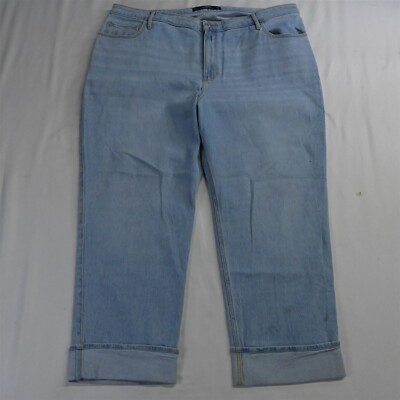 Hollister 21S 35x29 Ultra High Rise Dad Light Wash Stretch Denim Womens Jeans