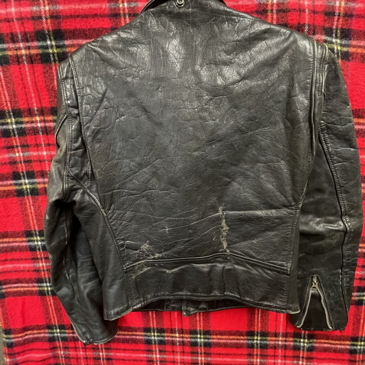 Vintage 60s Schott NYC 613 Leather Jacket Size 42 One Star Vintage 60s Schott NYC 613 Leather Jacket Size 42 One Star