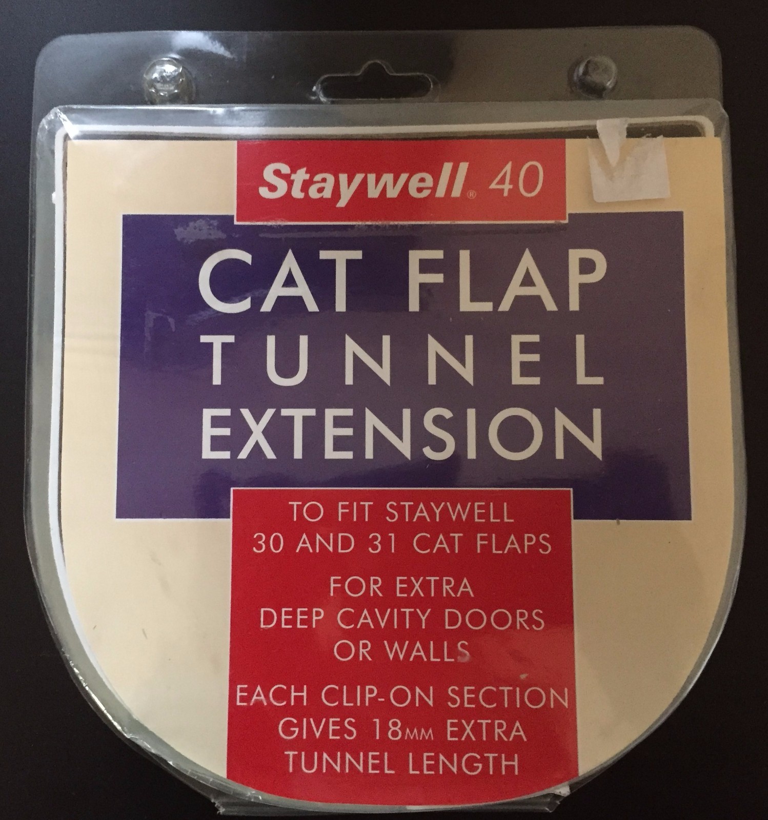 cavity wall cat flap tunnel