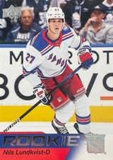 2021-22 Upper Deck NHL Star Rookie Box Set - #16 Nils Lundkvist (RC) Rangers
