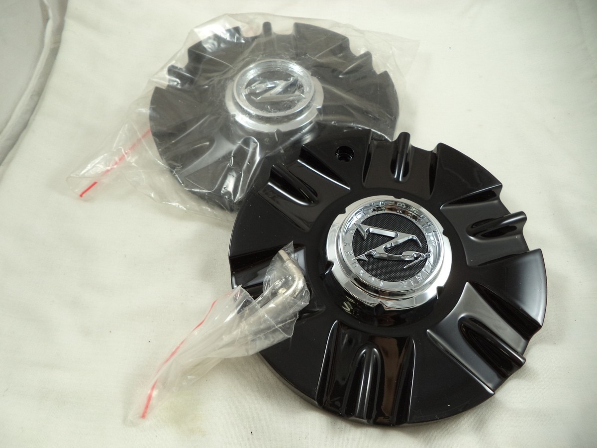 Zinik Wheels Gloss Black Custom Wheel Center Caps # MS-CAP-Z199