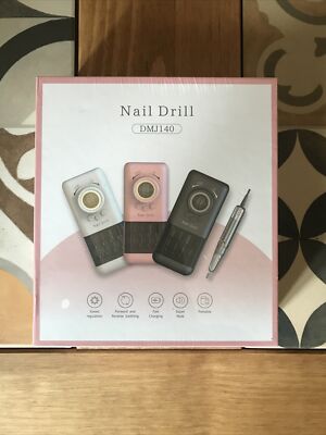 Profi Elektrische Nagelfeile Bohrer Tragbar Maniküre Pediküre Maschine Bit Set