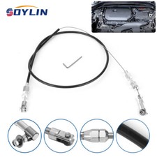 Universal 24 Stainless Steel Throttle Cable Braided For Ford Gm Mustang 302