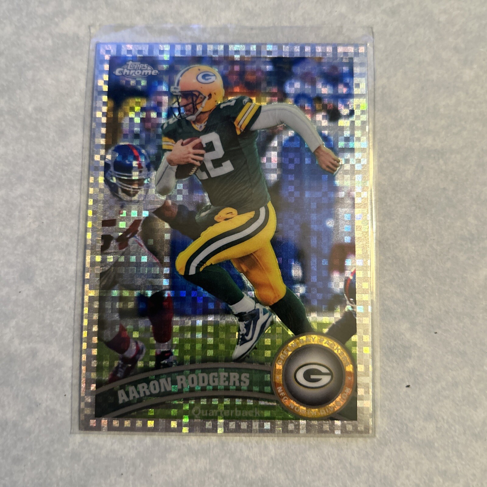 2011 Topps Chrome - X-Fractor #100 Aaron Rodgers PACKERS