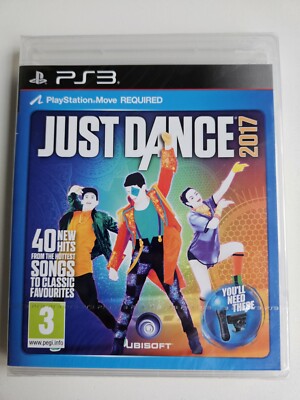 Just Dance 2017 (PS3) Move Controller Brandneu Factory Sealed
