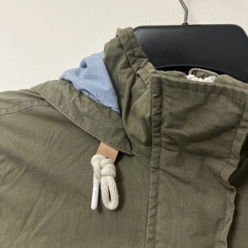 Levi's Jacket Womens XS Green Khaki Full Zip Hooded Parka - Picture 6 of 15