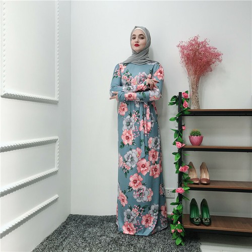 Maxi Dress Abaya Kaftan Islamic Vintage 