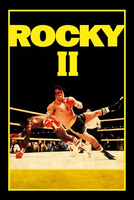 1979 Rocky II Movie Poster 11X17 Rocky Balboa Italian Stallion