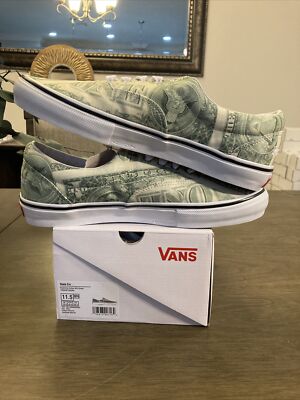 Vans Skate Era Supreme Dollar Bill Green VN0A5FC9GRN SZ 11.5 DS